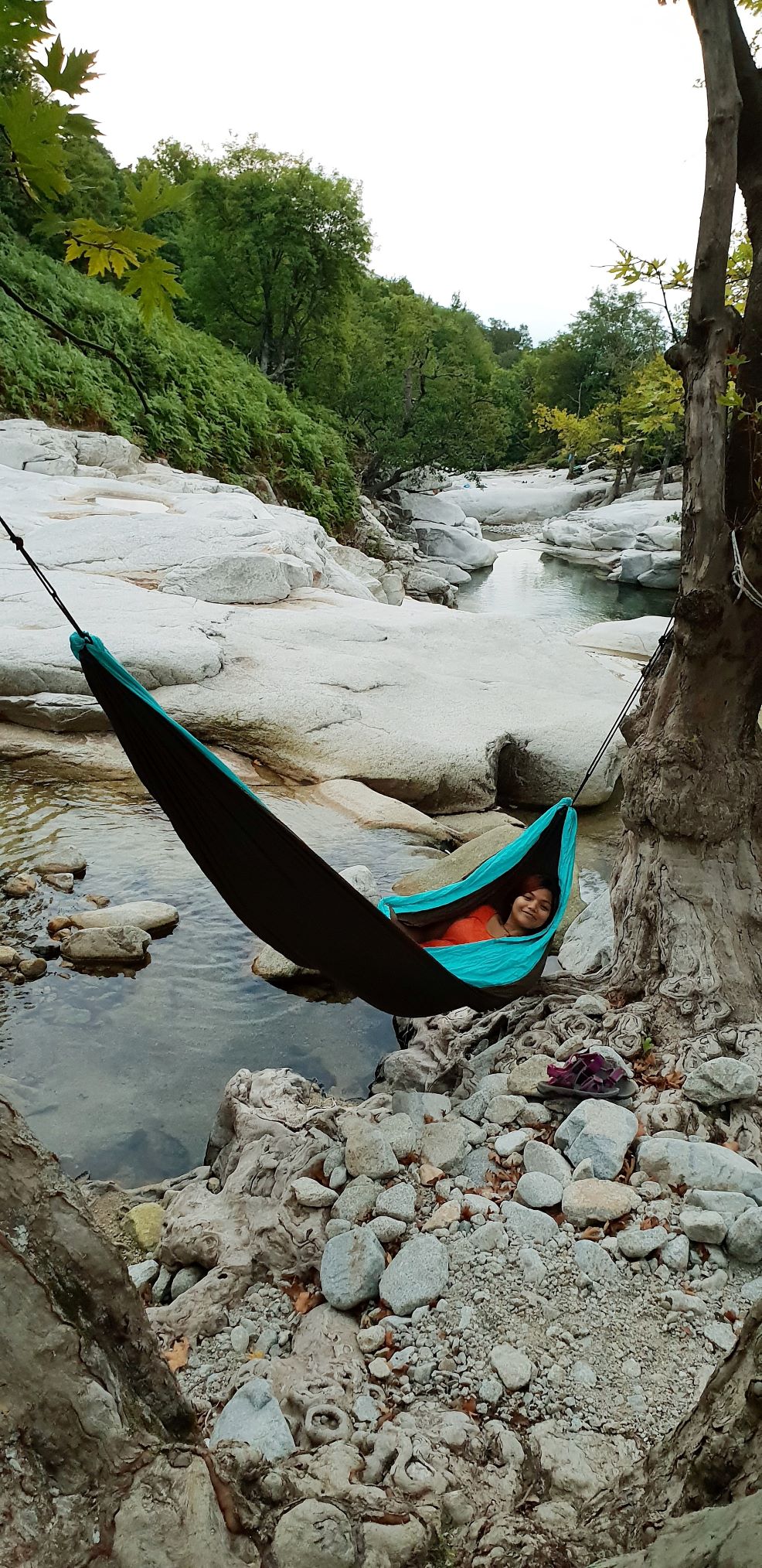 hammock over the river