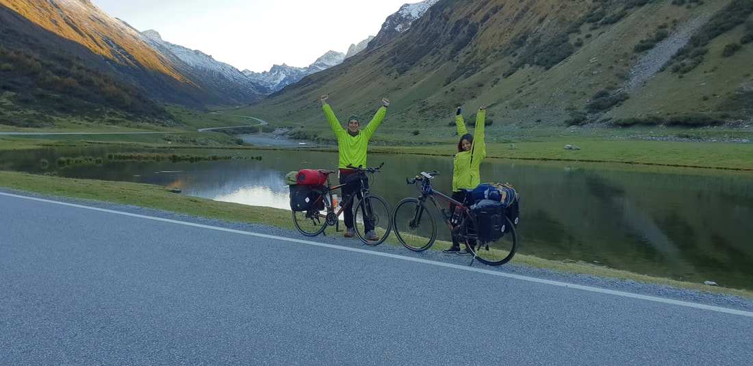 Nature, lakes, alps, austria, silvretta, mountains, cycling