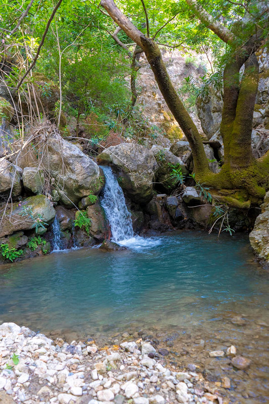 natural falls, greece, rhodes, rhodos
