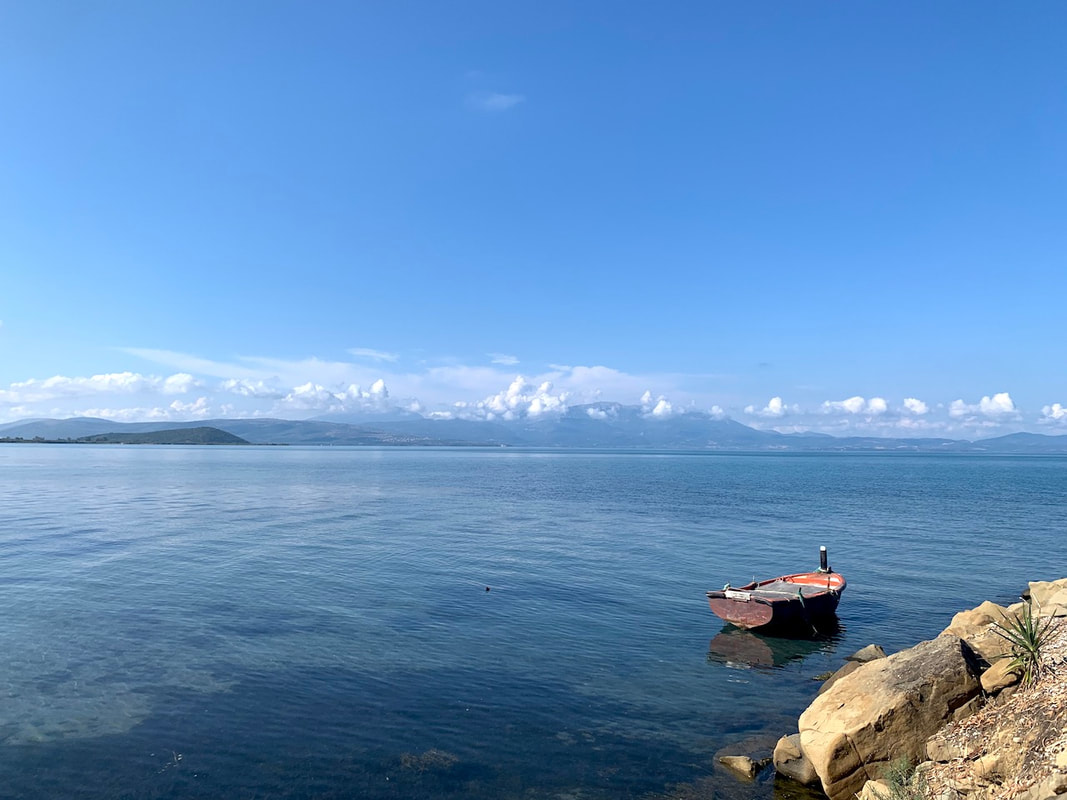 Calm sea of the Ambrakikos gulf